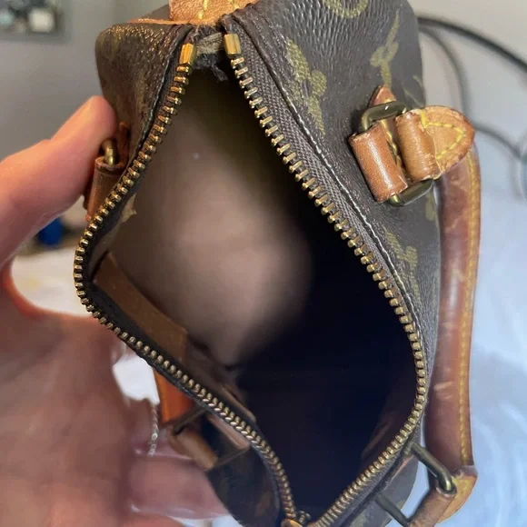 Louis Vuitton Speedy Mini HL Handbag Monogram Canvas - Picture 12 of 14